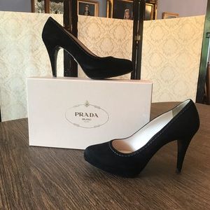 Prada Suede Pumps